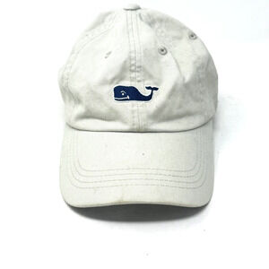Vineyard Vines Classic Stone Khaki Logo Baseball Cap Hat